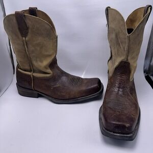 Ariat Rambler Boots Men's 13D Western Distressed Leather Cowboy Work Square Toe